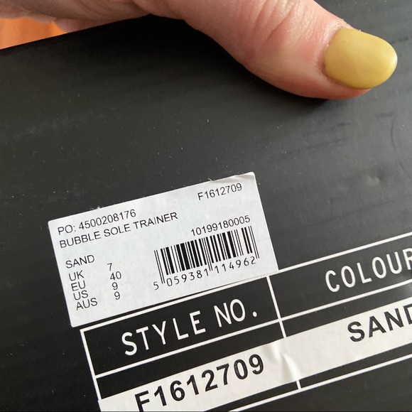 BNWT Missguided chunky tan sneakers - Picture 6 of 7